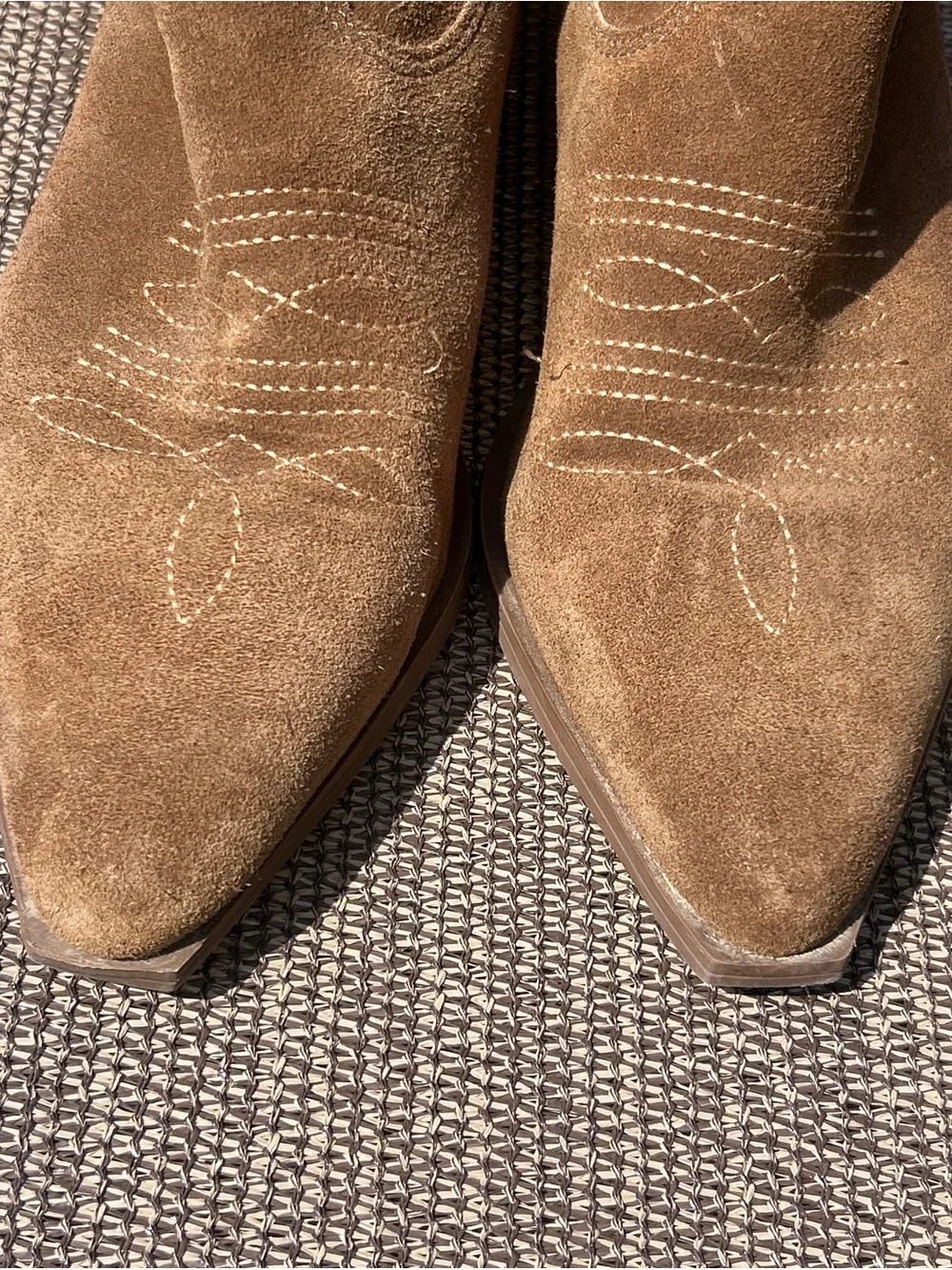 Steve Madden Brown Suede Cowboy Boots